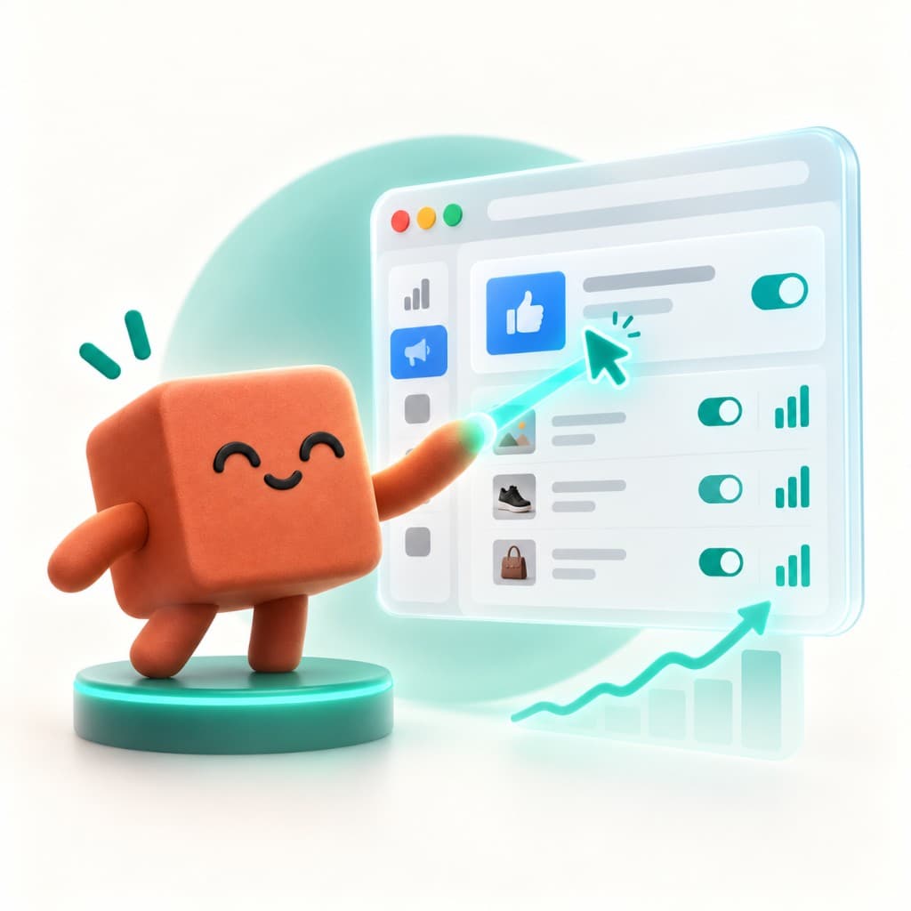 Claude clicking inside Chrome on Meta Ads Manager