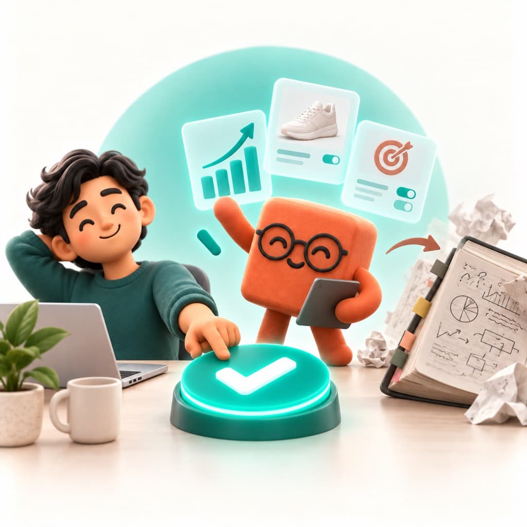 Founder hitting approve while Claude handles the ads expertise