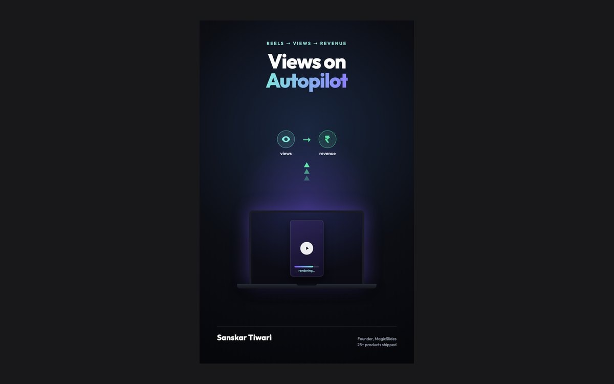 Text to Video — Views on Autopilot